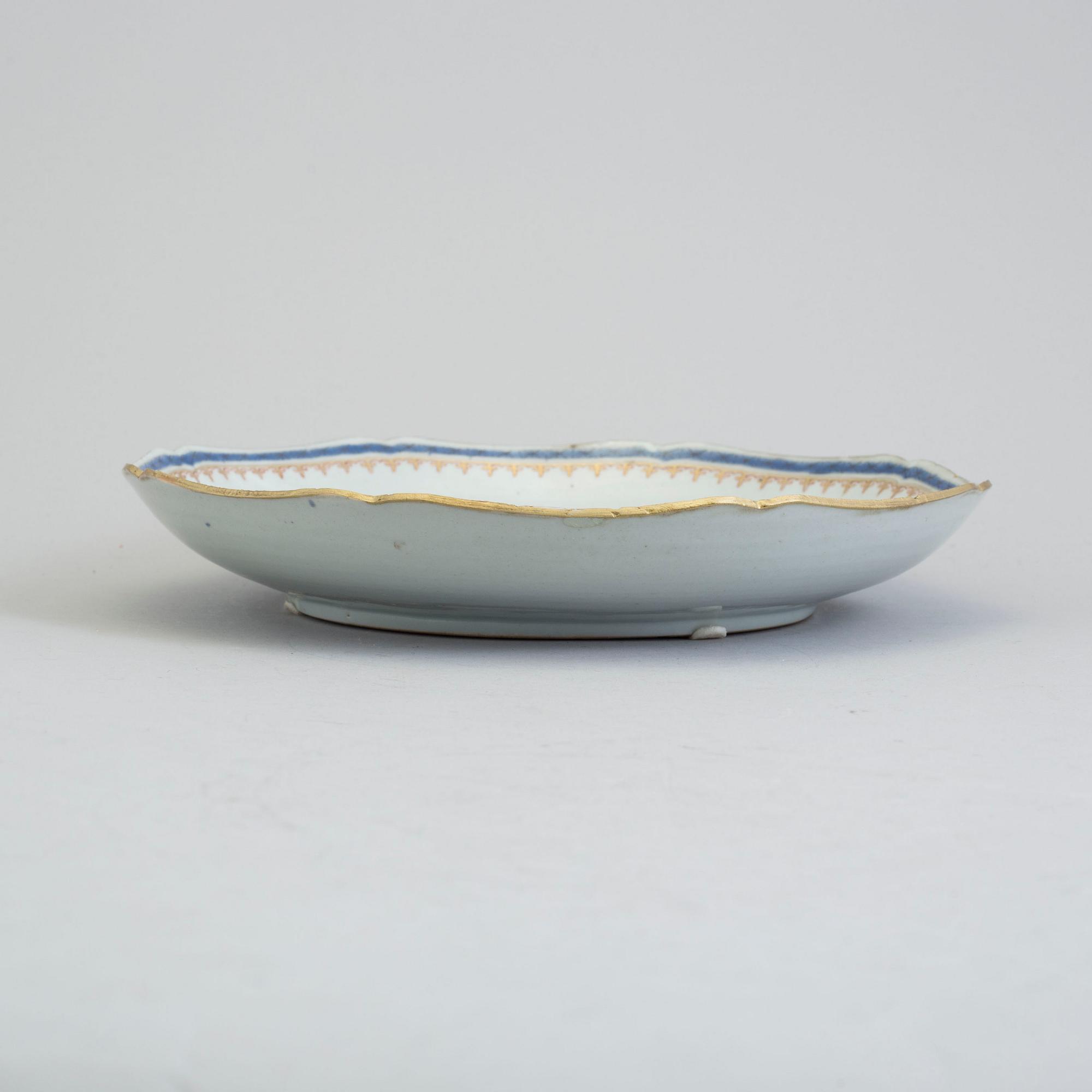 SKÅLFAT, kompaniporslin. Qingdynastin, Qianlong (1736-95).