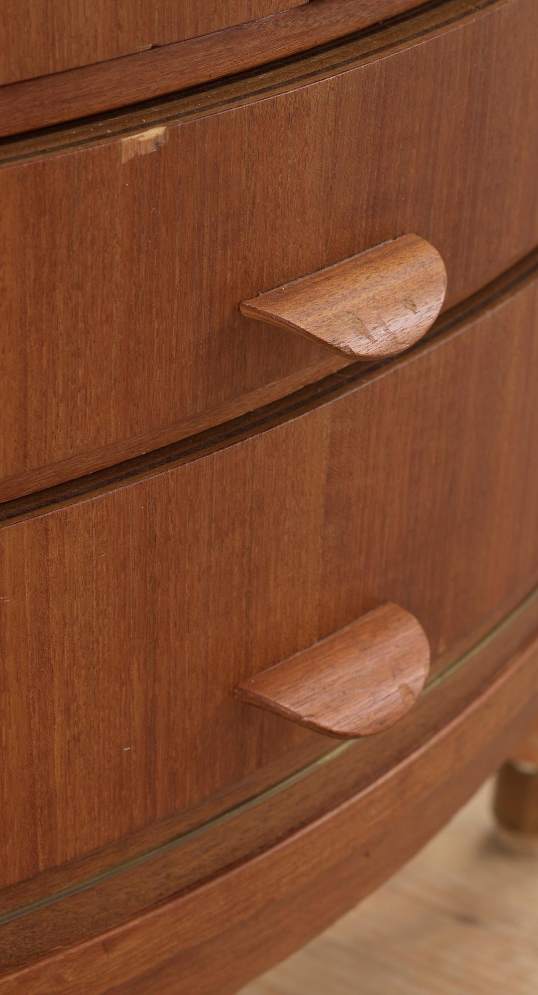 HÖRNSKÅP, Danmark, 1950/60-tal.