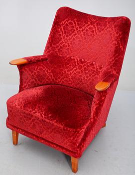 FÅTÖLJER, ett par, Sverige, 1950-tal.