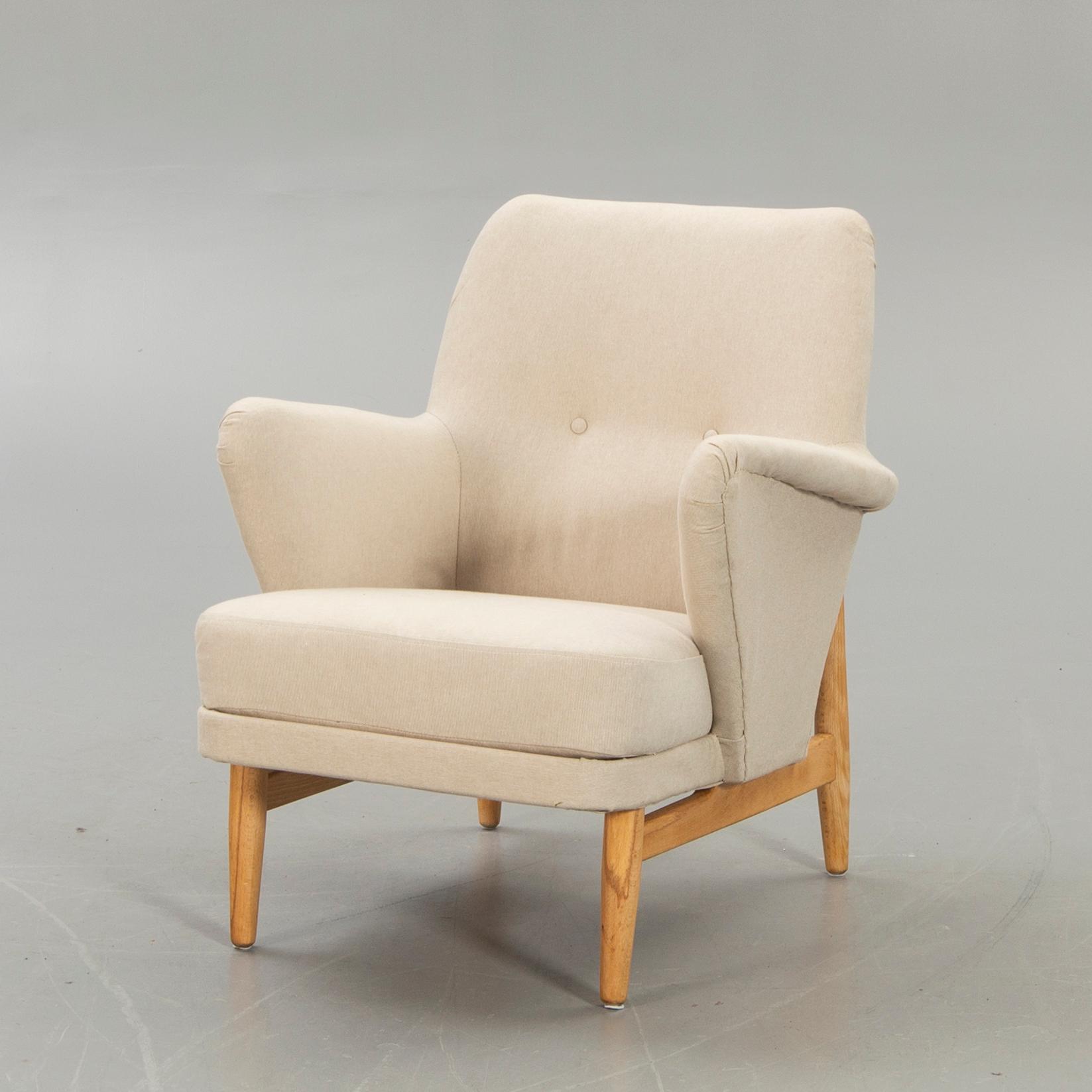 Svante Skogh, armchair, "model 827", Gemla AB Diö, 1950s.