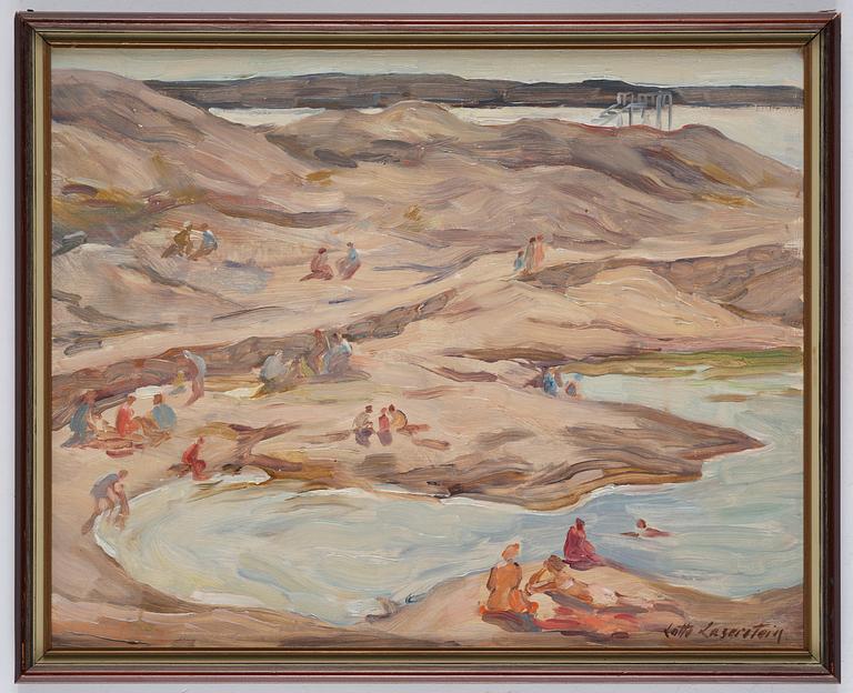 Lotte Laserstein, Bathing on the cliffs.