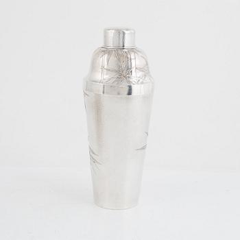 A ten-piece silver cocktail set, Yamato Bros & Co, Kobe, Japan, first half of the 20th century.