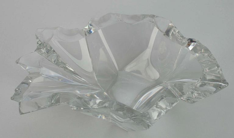 SKÅL, glas,"Isbit", sign o dat Tapio Wirkkala Iittala 1955.