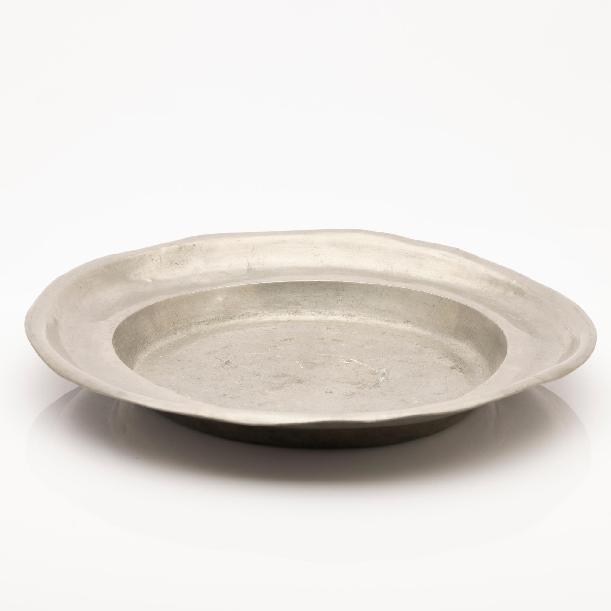 Johan Fredrik Werrenrath, bowl, pewter, Lund, 1868.
