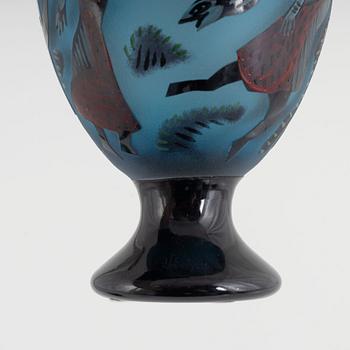 Ulrica Hydman-Vallien, a vase, Unique, Kosta Boda.