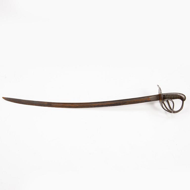 A Danish cavalry sword 1839 pattern.