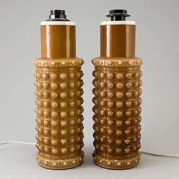 HELENA TYNELL, bordslampor, ett par, modellnummer 1161,  Luxus, formgivna 1968.