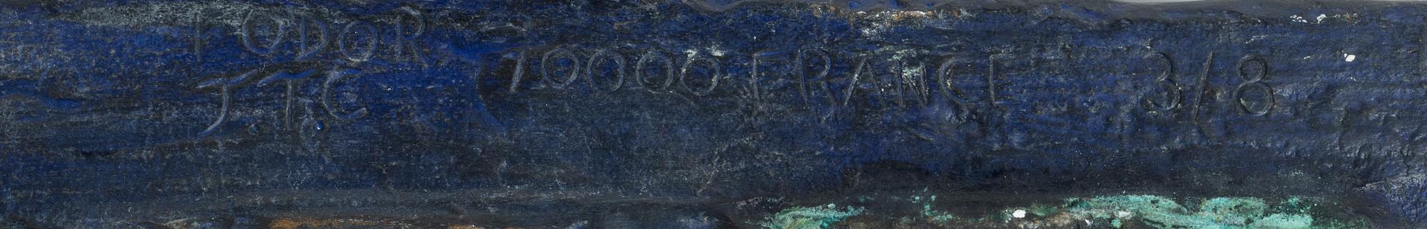 Gudmar Olovson, relief/sculpture. Signed. Numbered. Foundry mark. Bronze, height 78 cm, length 54 cm.