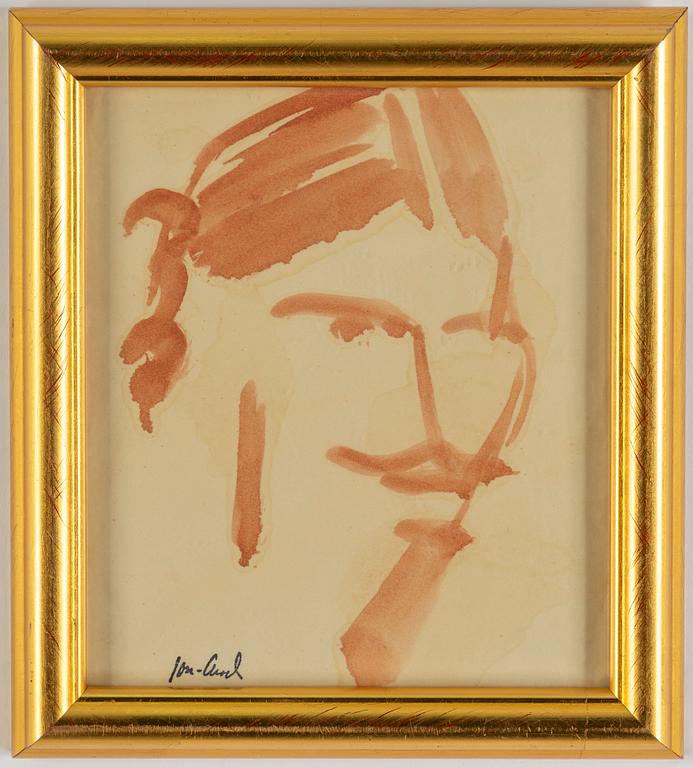 JOHN JON-AND, akvarell, stämeplsignerad.