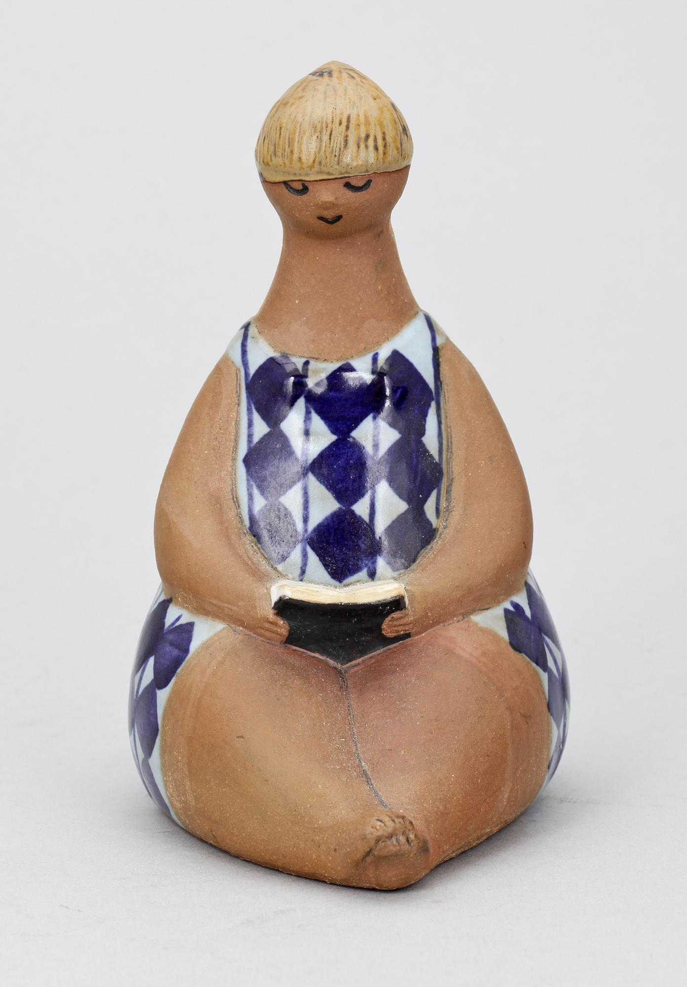 FIGURIN, stengods, Lisa Larson. Gustavsberg.