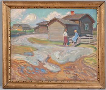 Väinö Hämäläinen, VÄINÖ HÄMÄLÄINEN, GIRLS AT THE GATE.