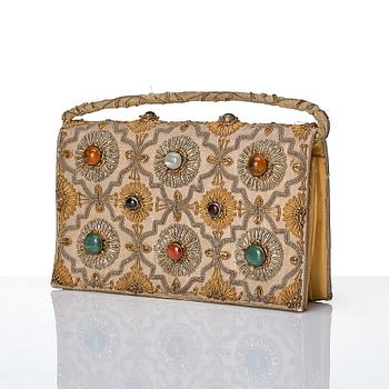 Aftonväskor, 2 stycken, 1900-talets mitt. Alva & Gunnar Myrdals samling.