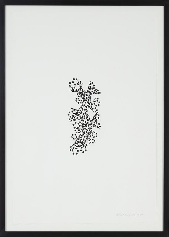 Lars Englund, litografi, 1999, signerad.