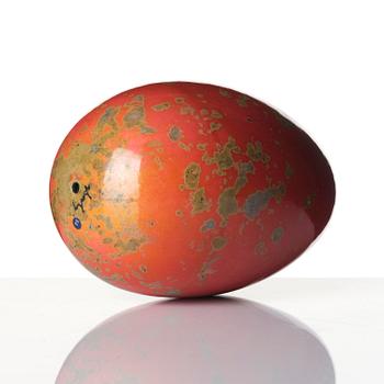 Hans Hedberg, a faience sculpture of an egg, Biot, France.