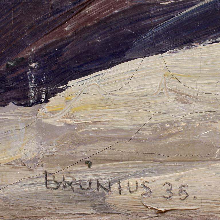 GÖRAN BRUNIUS, olja på duk, signerad o daterad 1935.