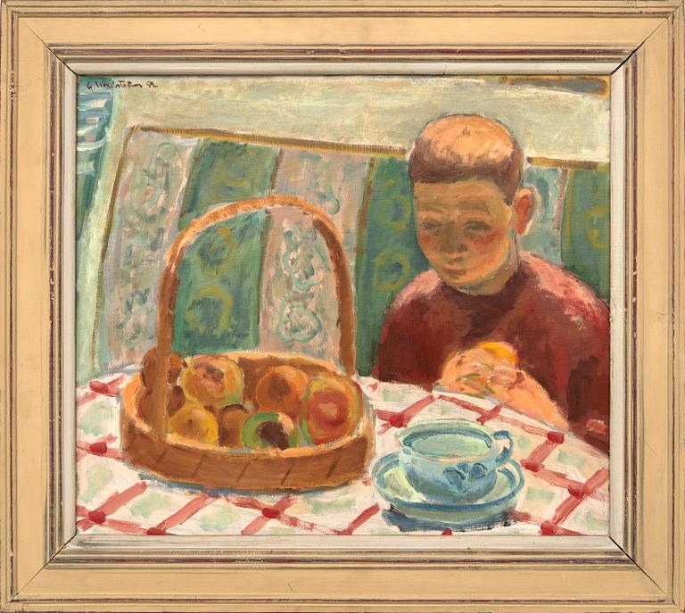 Gerhard Nordström, "boy with fruits".