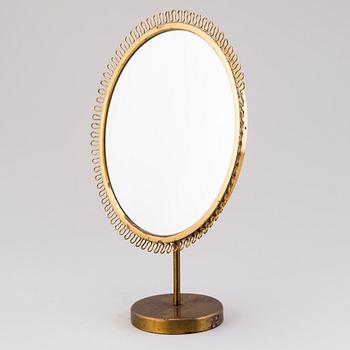 A mid-20th century table mirror, probably Nordiska Kompaniet.