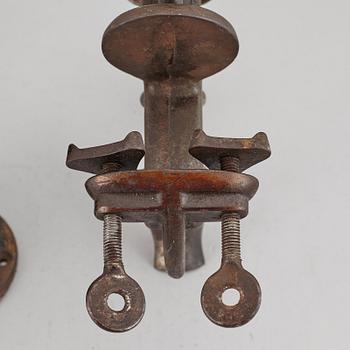 Two wine bottle openers, one Eskilstuna, circa 1900.