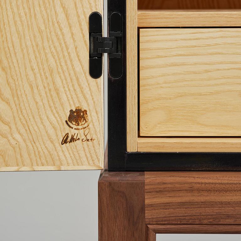 Attila Suta, a unique cabinet, executed in his own studio, Stockholm, 2025.