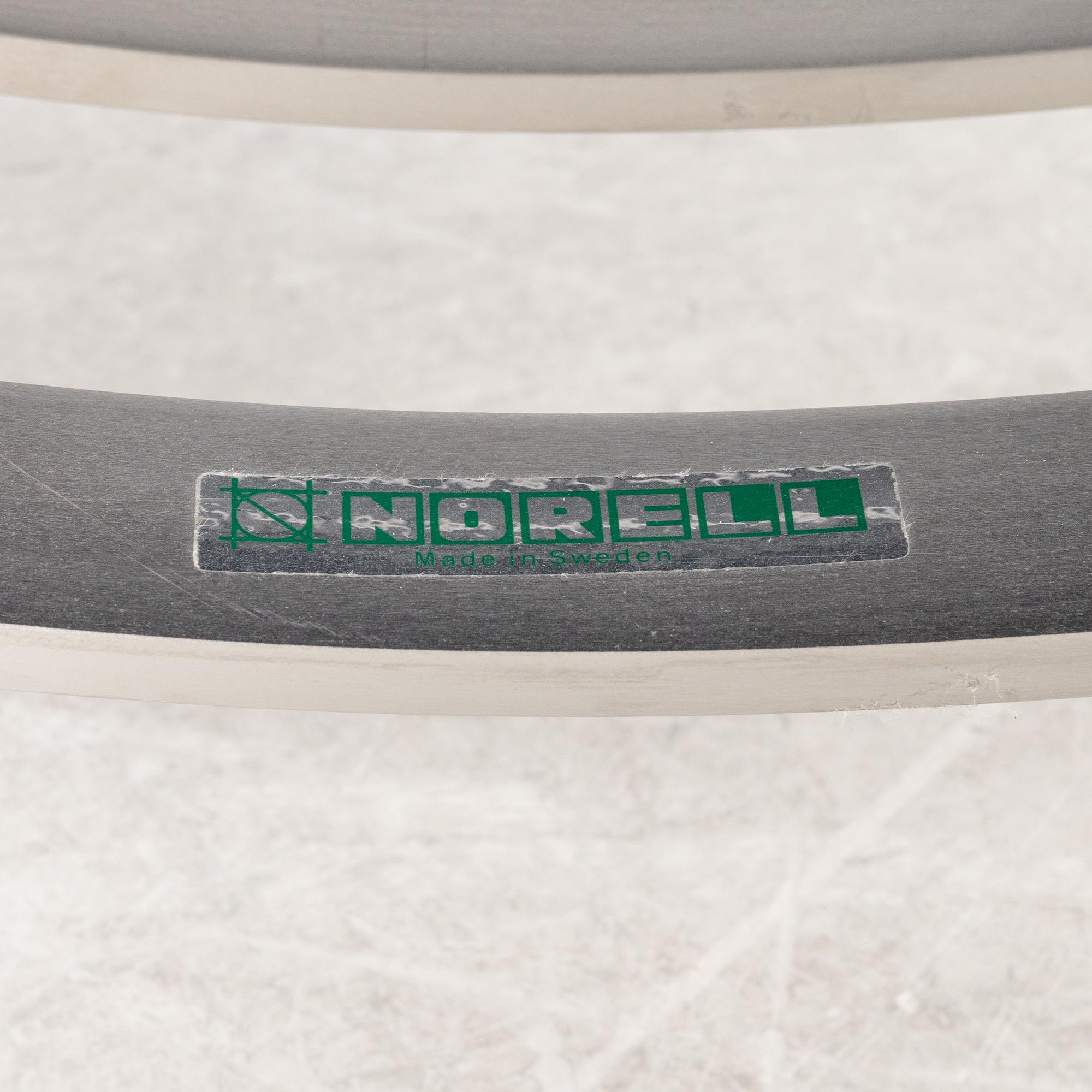 Arne Norell, fåtölj och fotpall, "Ari", Norell Möbel AB,