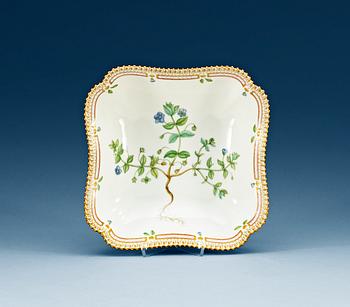 801. A Royal Copenhagen 'Flora Danica' dish, 20th Century.