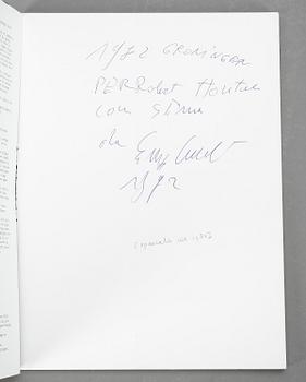 ENZO CUCCHI, bok/katalog, "Zeichnungen", signerad.