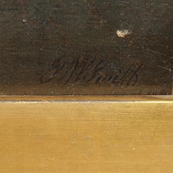 JOHN WARKUP SWIFT, olja på duk, signerad.