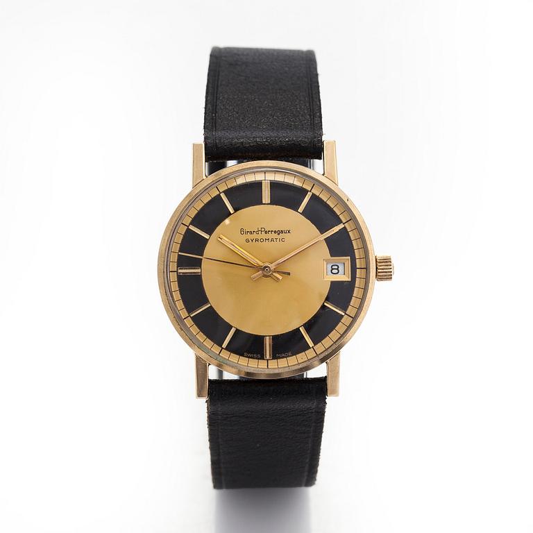 Girard Perregaux, rannekello, 32,5 mm, kullattu, automaattinen, pleksilasi.