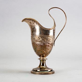 AN AUSTRIAN-HUNGERY EMPIRE SILVER JAR, FIRST HALF OF 19TH CENTURY.