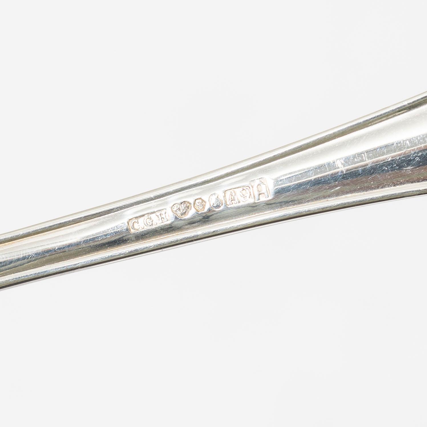 A swedish silver cutlery, 'Viktoria', CG Hallberg, Stockholm.