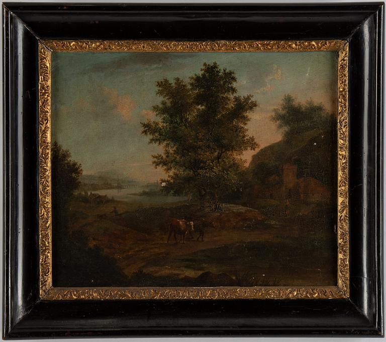 German School, circa 1800, oil on canvas, a pair.
