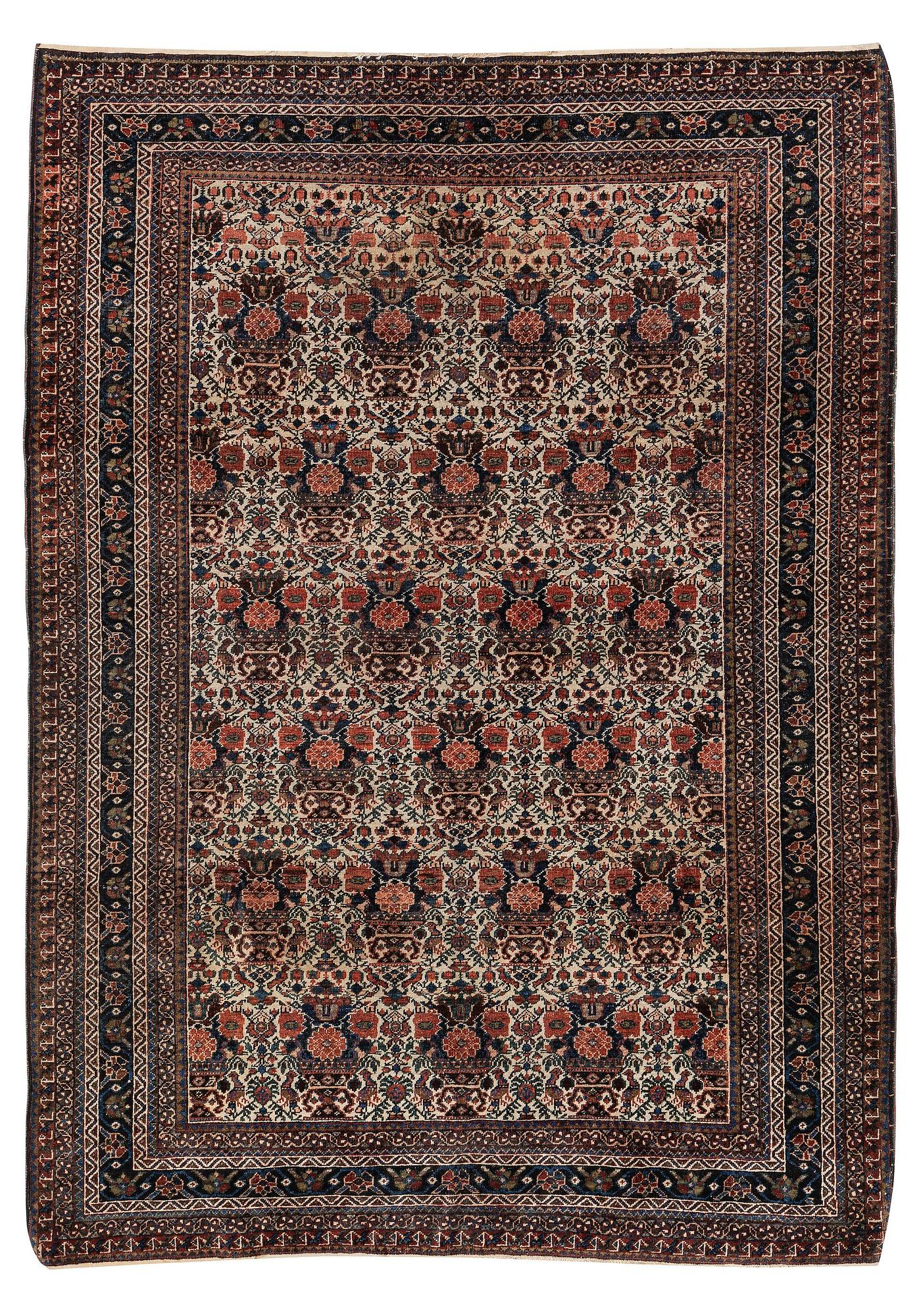 Matta, antik/semiantik Abadeh, västra Iran, ca 209 x 138 cm.