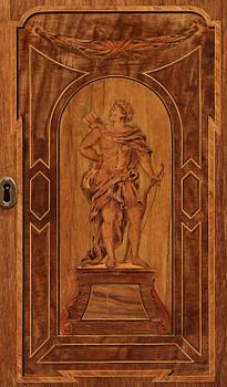 A Gustavian marquetry and ormolu-mounted  secretaire by Gottlieb Iwersson ca 1781 (master in Stockholm 1778-1813)..