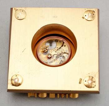 BORDSUR, mässing, Omega, "Rätt Tid", 1900-talets mitt.