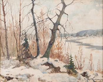 EJNAR KOHLMANN, oil on canvas, signed and dated -49.