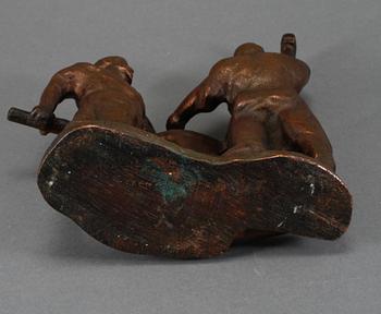 ALLAN EBELING, skulptur, brons, signerad Ebeling, Torshälla.