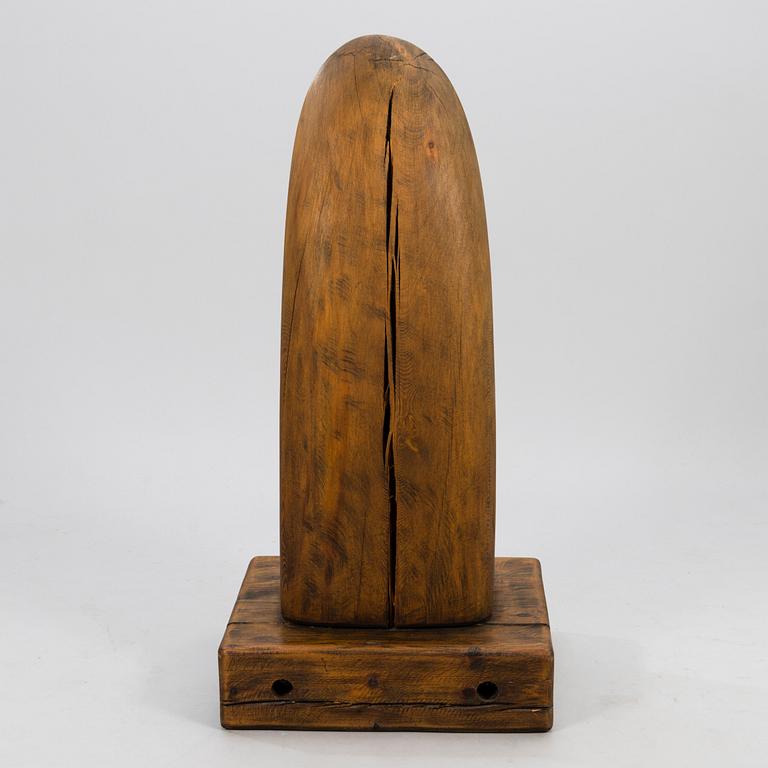 ARVO HEINONEN, sculpture, wood, signed and dated -89.