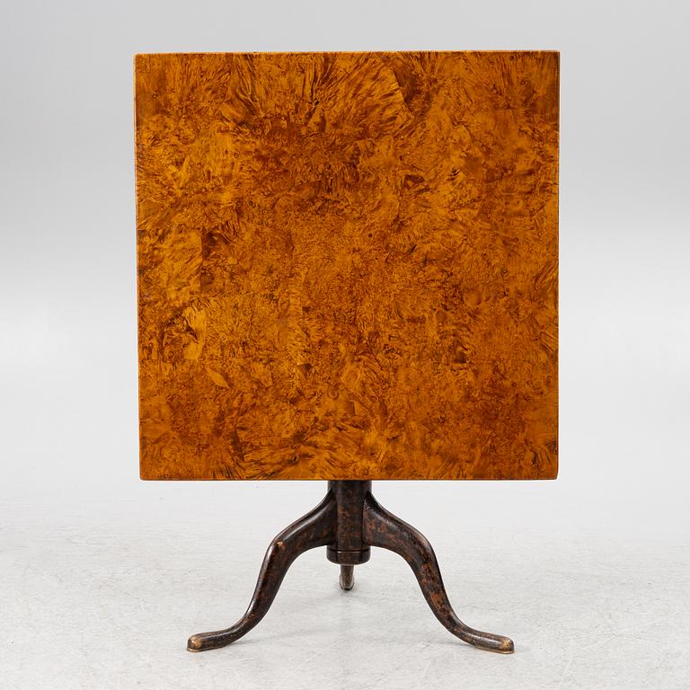 Fällbord,  av Jacob Sjölin (mästare i Köping och Kungsör 1767-85).