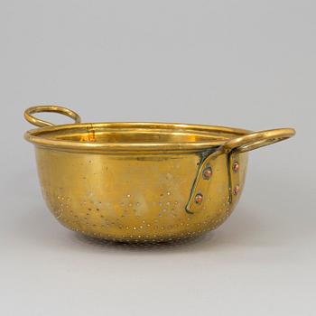 DURKSLAG, mässing, 1700-/1800-tal.