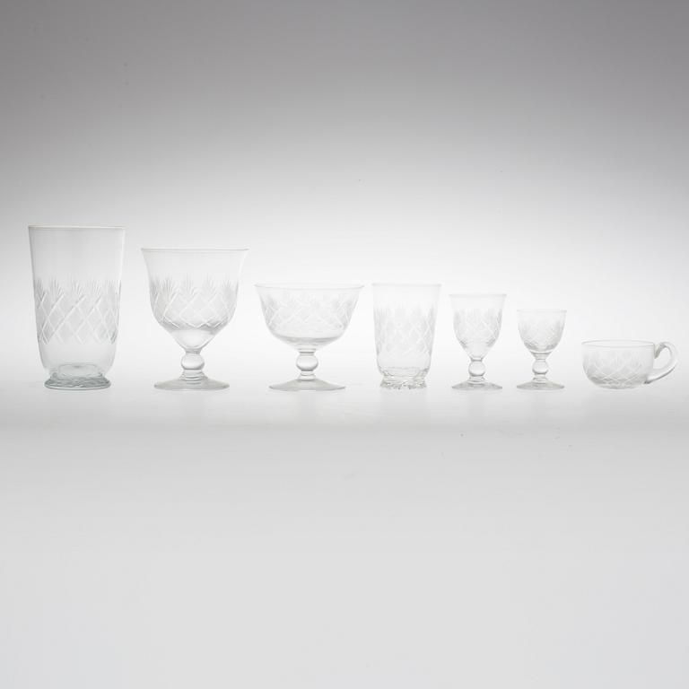 GLASSERVIS, 81 delar, 1900-talets första hälft.