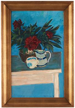Axel Nilsson, Still Life with Red Peonies.