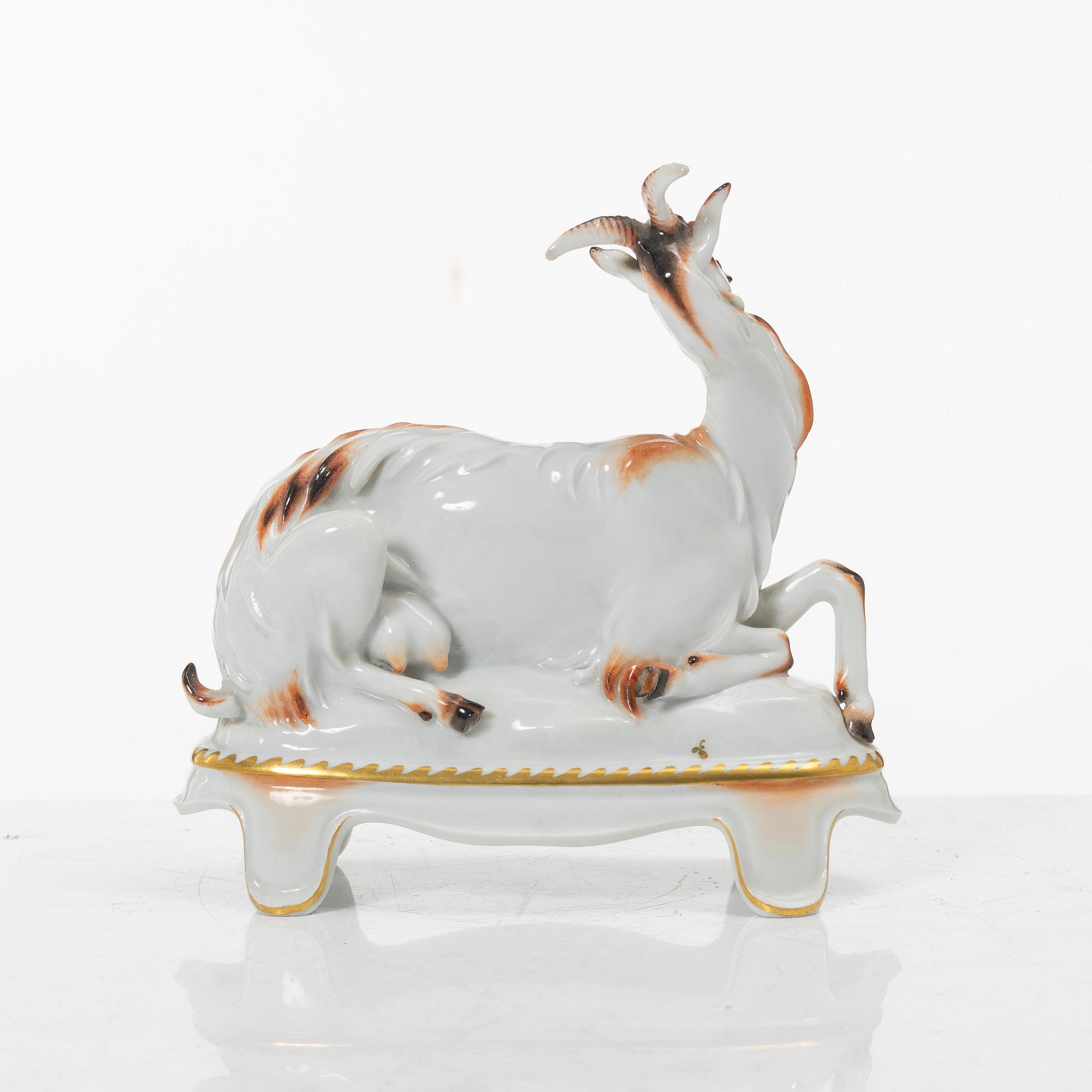 Max Esser, figurin, från "Reinicke Fuchs", Meissen, Tyskland.