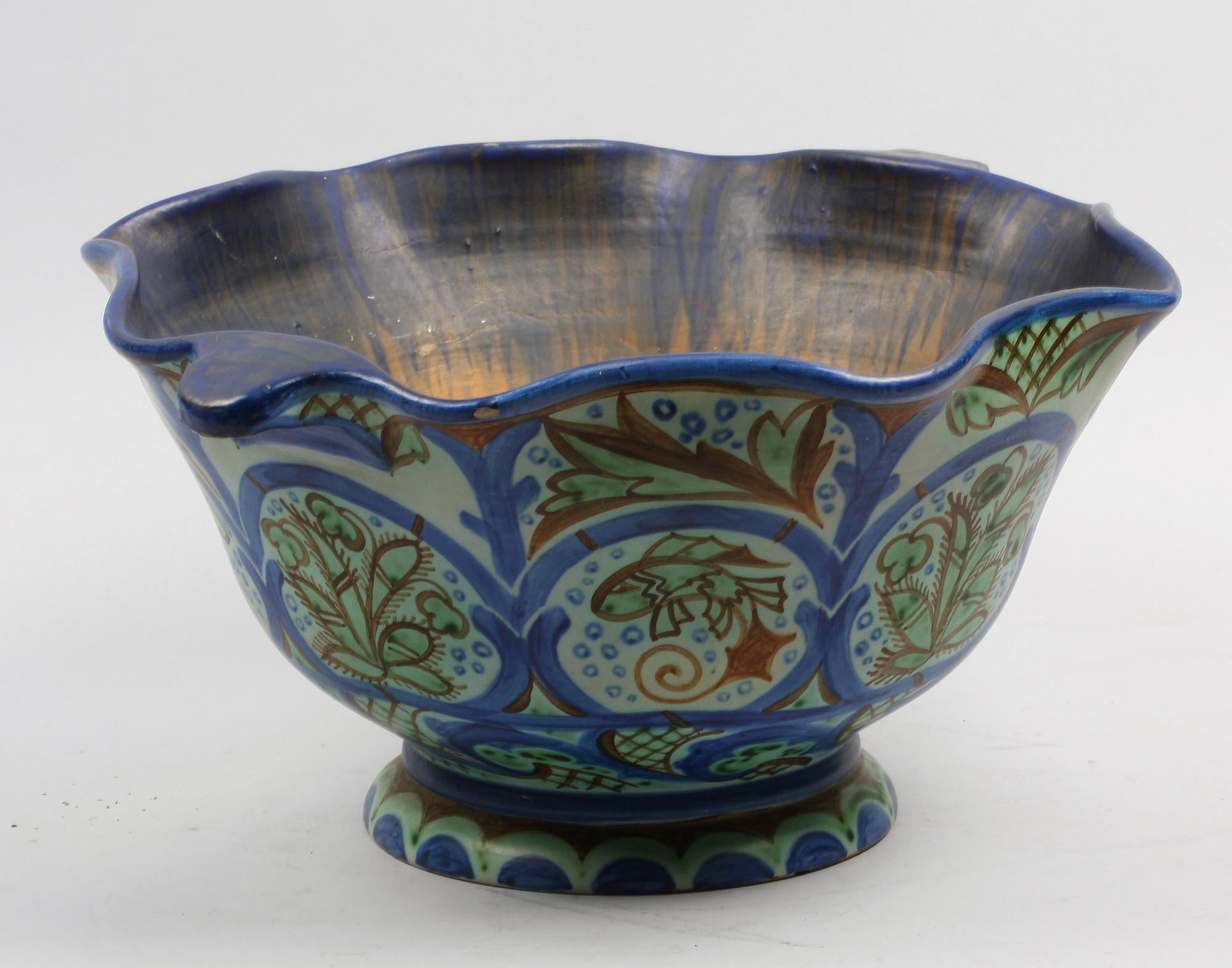 SKÅL, lergods, Upsala-Ekeby, 1900-talets första hälft.