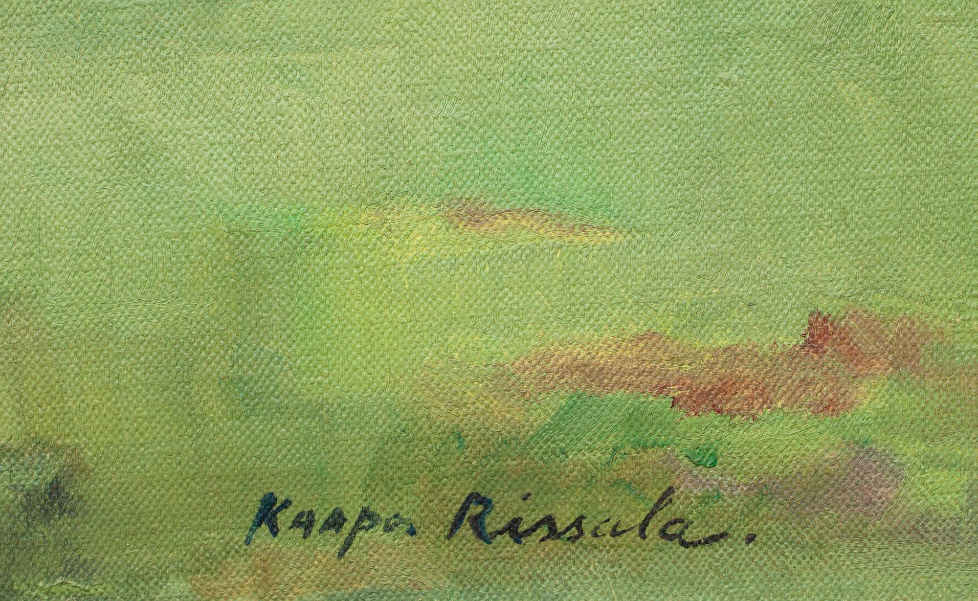 KAAPO RISSALA, Olja på duk, sign.