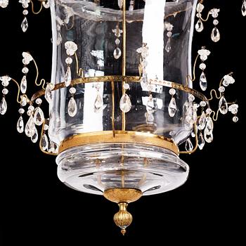 A presumably Russian Louis XVI  two-light lantern.