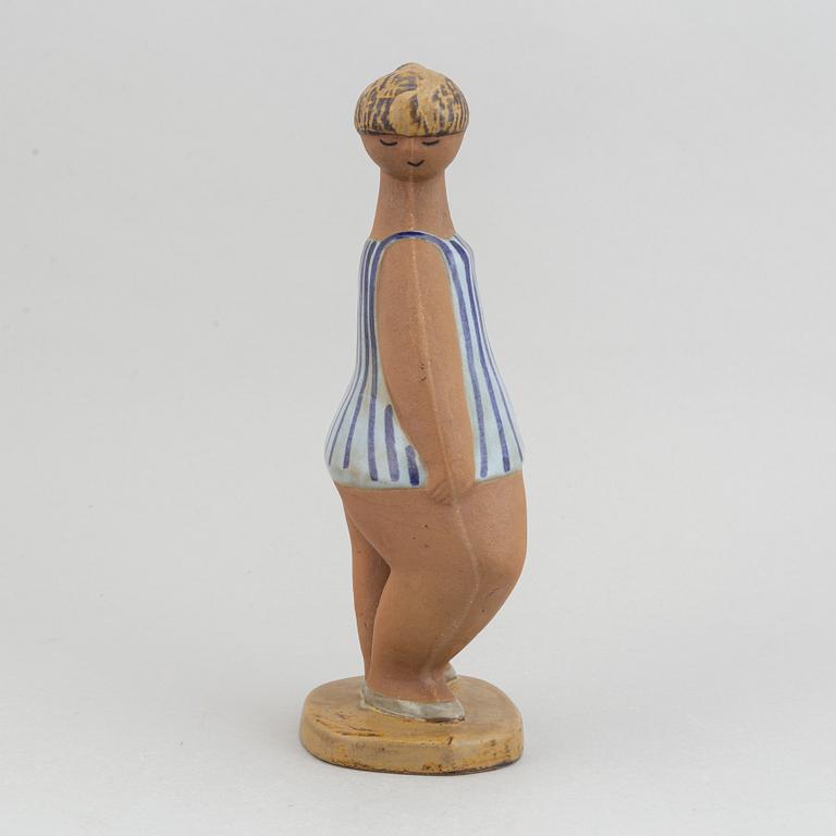 Lisa Larson, a stoneware figurine, 'Dora' from the series 'ABC-flickorna', for Gustavsberg.