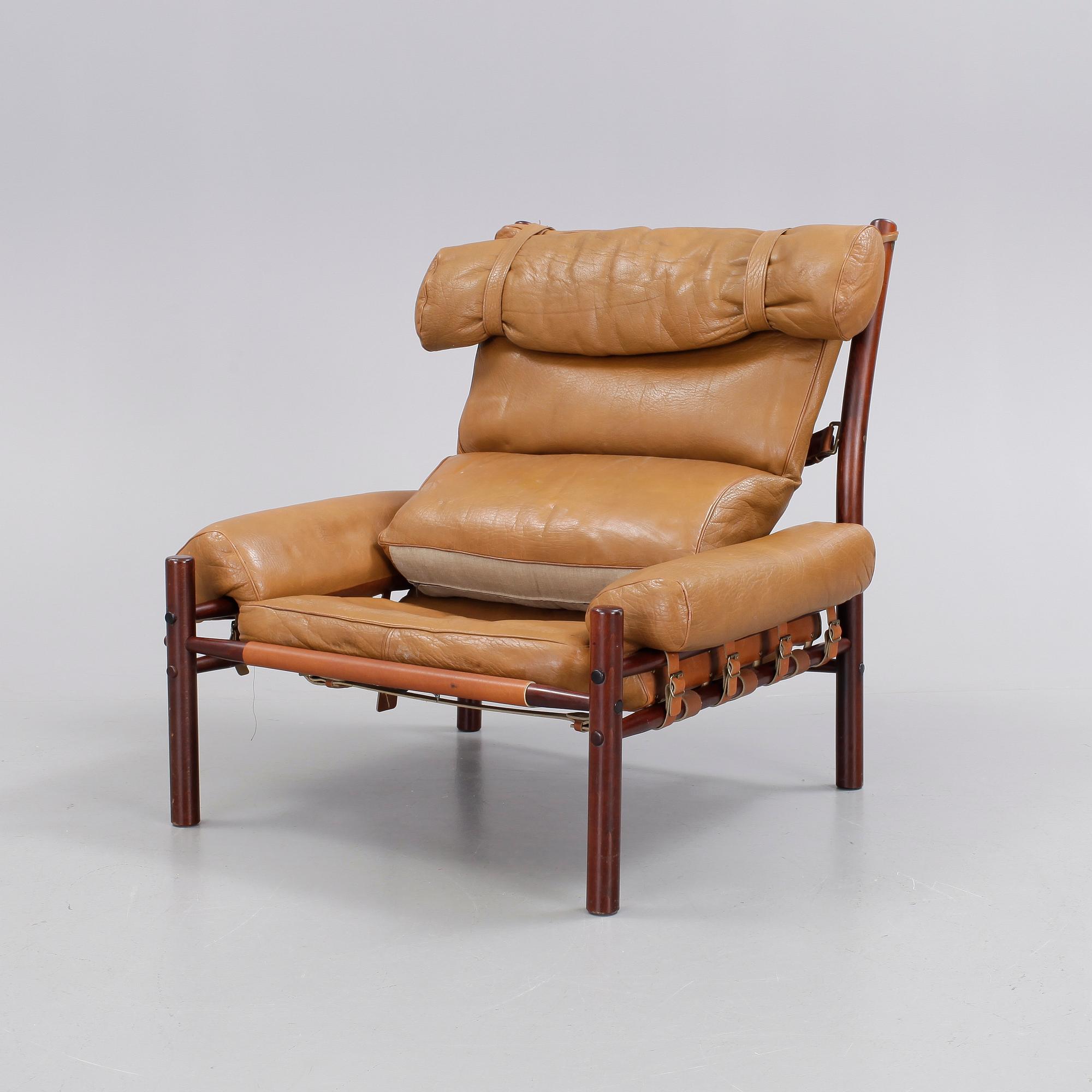 FÅTÖLJ, "Inka", Arne Norell, 1970-tal.