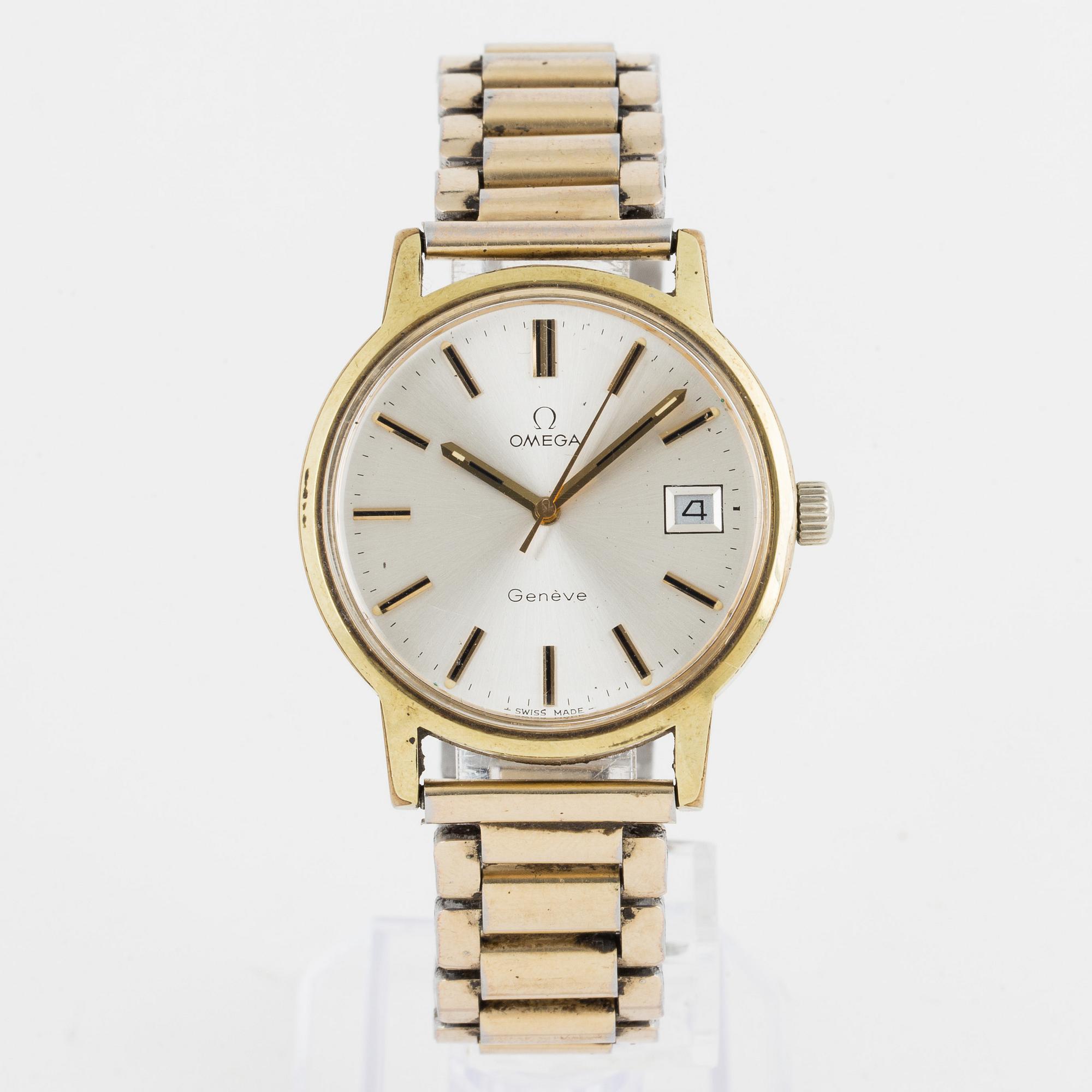 OMEGA, Genève, wristwatch, 35 mm.