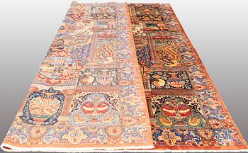 A carpet, Figural kashmar, ca 392 x 303 cm.