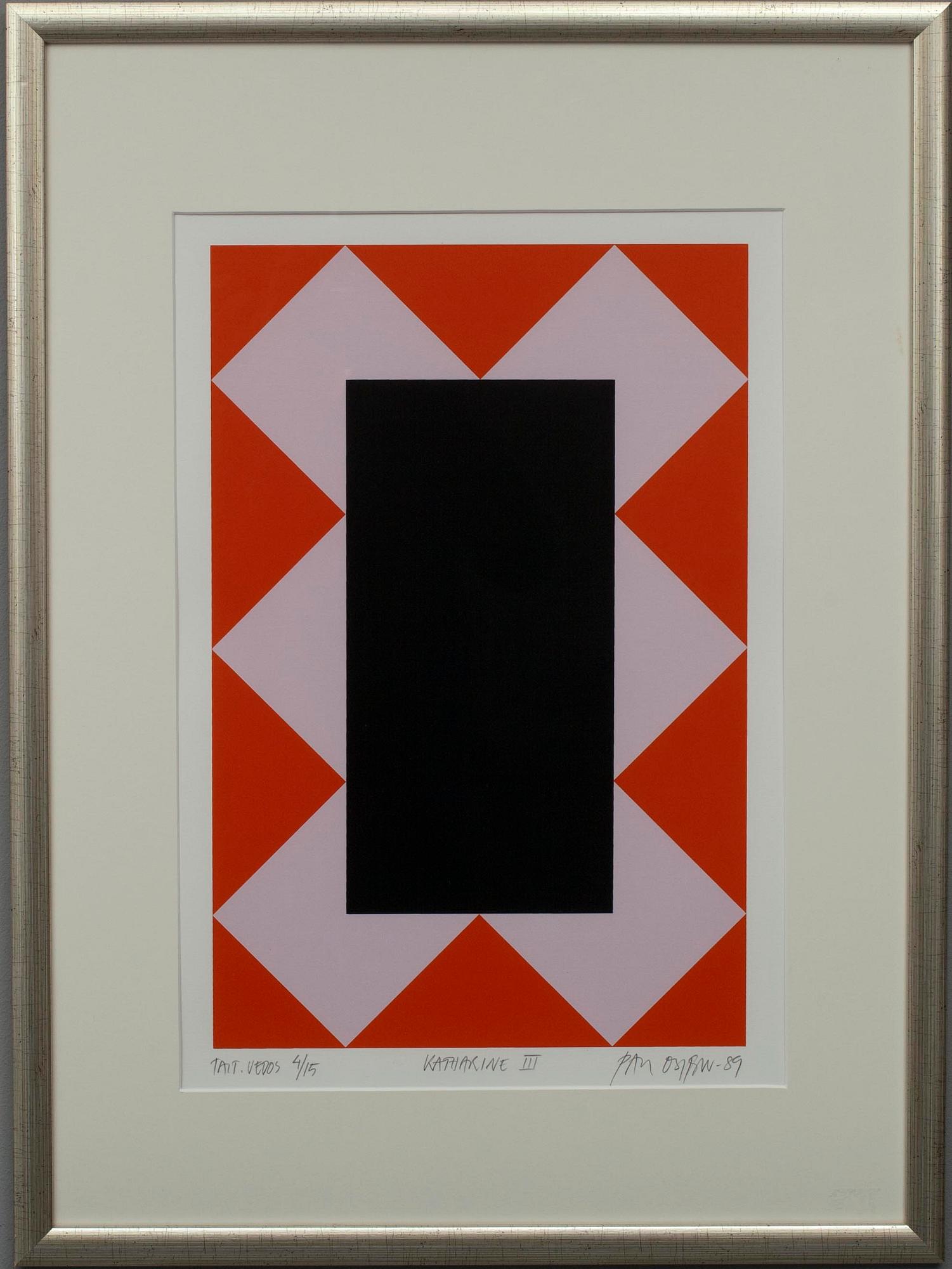 PAUL OSIPOW, serigrafi, sign. och dat. -89.
